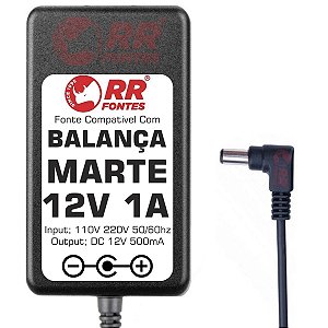 Fonte DC 12V Para Balança Marte LS