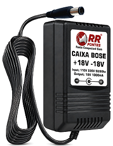 Fonte DC +18V -18V Para SoundDock 2 e 3 Bose