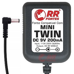 Fonte DC 9V Para Mini Amplificador Fender Mini Twin 57