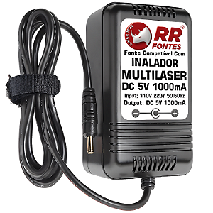 Fonte DC 5v Para Inalador Nebulizador Multilaser
