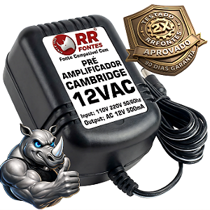 Fonte Ac 12v Para Pre Amplificador Cambridge