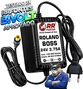Fonte DC 24V 3.75a Para Acordeom Roland FR-8x FR-8xb PSB-14U