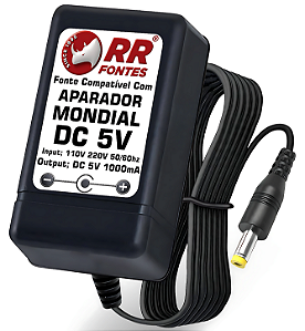 Fonte DC 5V Para Aparador de Pelos Mondial Super Groom