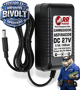 Fonte Carregador 27v Para Aspirador Black Decker Av240