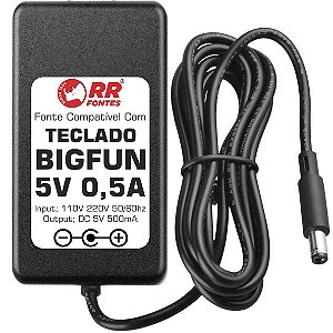 Fonte 5V Para Teclado BigFun BF-730