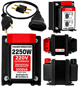 Transformador 2250W 3000VA Inversor Voltagem de 110V Para 220V ou 220V Para 110V