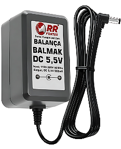 Fonte DC 5,5V Para Balança Balmak Elco One Elp