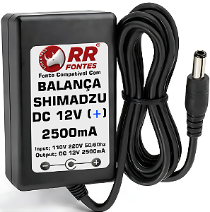 Fonte DC 12v 2.5A Para Balança Precisão Shimadzu AP UP TW TWC TX TXC TXB