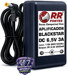 Fonte DC 6,5V 3A Para Blackstar Amplificador de guitarra digital
