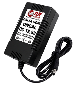 Carregador Fonte DC 13,5V 1.5A Para Caixa Multiuso Oneal