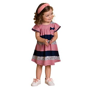 VESTIDO INFANTIL TRICOLOR - MILON