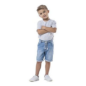 BERMUDA JEANS INFANTIL MASCULINA - MANIA KIDS