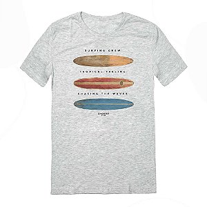 CAMISETA INFANTOJUVENIL SURFING CREW - KING & JOE