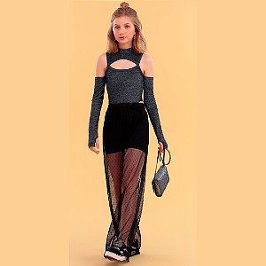 CALÇA TEEN BLACKOUT - VANILLA CREAM