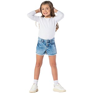 SHORT JEANS FEMININO - MANIA KIDS