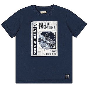 CAMISETA TEEN EM MEIA MALHA - LAMON