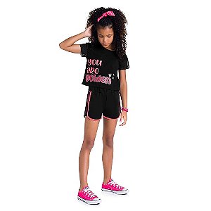 CONJUNTO FEMININO BLUSA E SHORT - KYLY