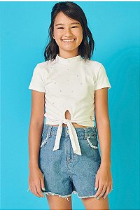 BLUSA CROPPED EM COTTON - VIC & VICKY