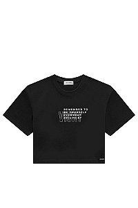 CAMISETA BOXY OVER EM MEIA MALHA - VIC & VICKY