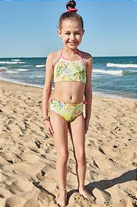 CONJUNTO DE BIQUINI COM BLUSA EM MALHA UV 50+ DRY - INFANTI