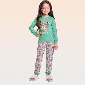 PIJAMA TEEN FEMININO BLUSA E CALÇA - FAKINI
