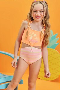 MAIÔ INFANTIL REVERSÍVEL EM MALHA UV DRY 50+ - INFANTI