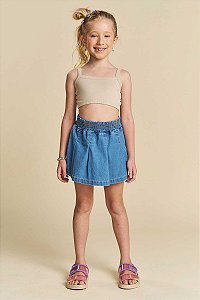 SHORT SAIA EM JEANS COM ELASTANO - KUKIÊ