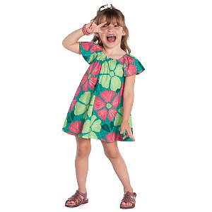 VESTIDO INFANTIL FLORES - KYLY