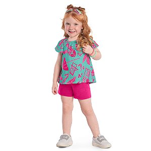 CONJUNTO INFANTIL FEMININO VERÃO - KYLY