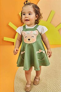 CONJUNTO INFANTIL BODY COM SALOPETE EM FLY TECH - INFANTI