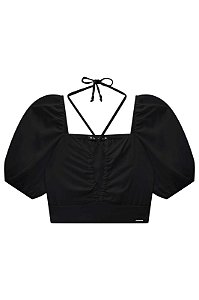CROPPED TEEN EM VISCOSE SARJADA - LILIMOON