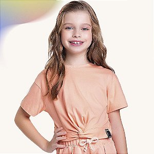 BLUSA TEEN FEMINIA EM MALHA - FAKINI