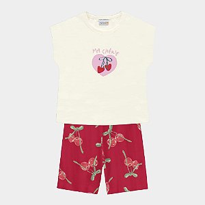 CONJUNTO INFANTIL BLUSA E CICLISTA - FAKINI