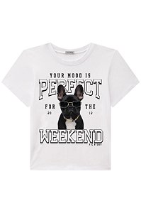 CAMISETA COMFY TEEN EM MEIA MALHA - VIC & VICKY