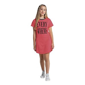 VESTIDO TEEN MEIA MALHA - AMORA