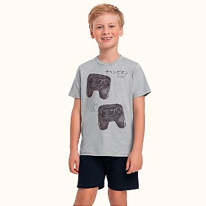 CONJUNTO INFANTOJUVENIL CAMISETA E BERMUDA - FAKINI