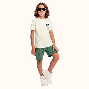 CONJUNTO INFANTIL CAMISETA E BERMUDA - FAKINI