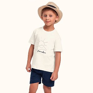CONJUNTO INFANTIL CAMISETA E BERMUDA - FAKINI