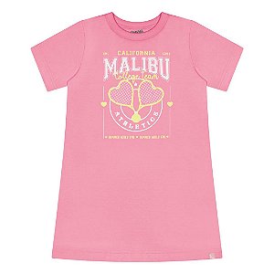 VESTIDO TEEN MALIBU EM MEIA MALHA - KAMYLUS