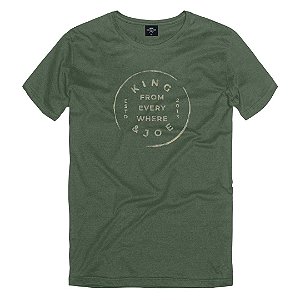 CAMISETA TEEN EM MALHA FROM EVERYWHERE - KING & JOE