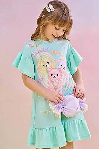 VESTIDO INFANTIL EM MEIA MALHA - INFANTI