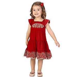 VESTIDO INFANTIL CRANBERRY - MILON