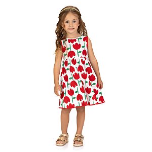 VESTIDO INFANTIL FLORAL - KYLY