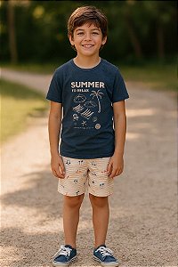 CONJUNTO INFANTOJUVENIL MASCULINO SUMMER - KING & JOE