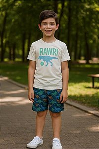 CONJUNTO INFATOJUVENIL MASCULINO DINO - KING & JOE