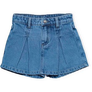 SHORT SAIA JEANS INFANTOJUVENIL FEMININO - MANIA KIDS