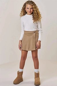 SHORT SAIA TEEN EM SARJA COM ELASTANO - VIC & VICKY