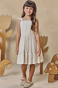 VESTIDO INFANTIL EM VISCOSE - INFANTI