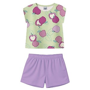 CONJUNTO INFANTOJUVENIL BLUSA E SHORT - MALWEE
