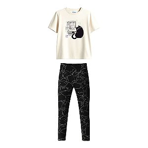 CONJUNTO INFANTOJUVENIL CALÇA E BLUSA - MALWEE